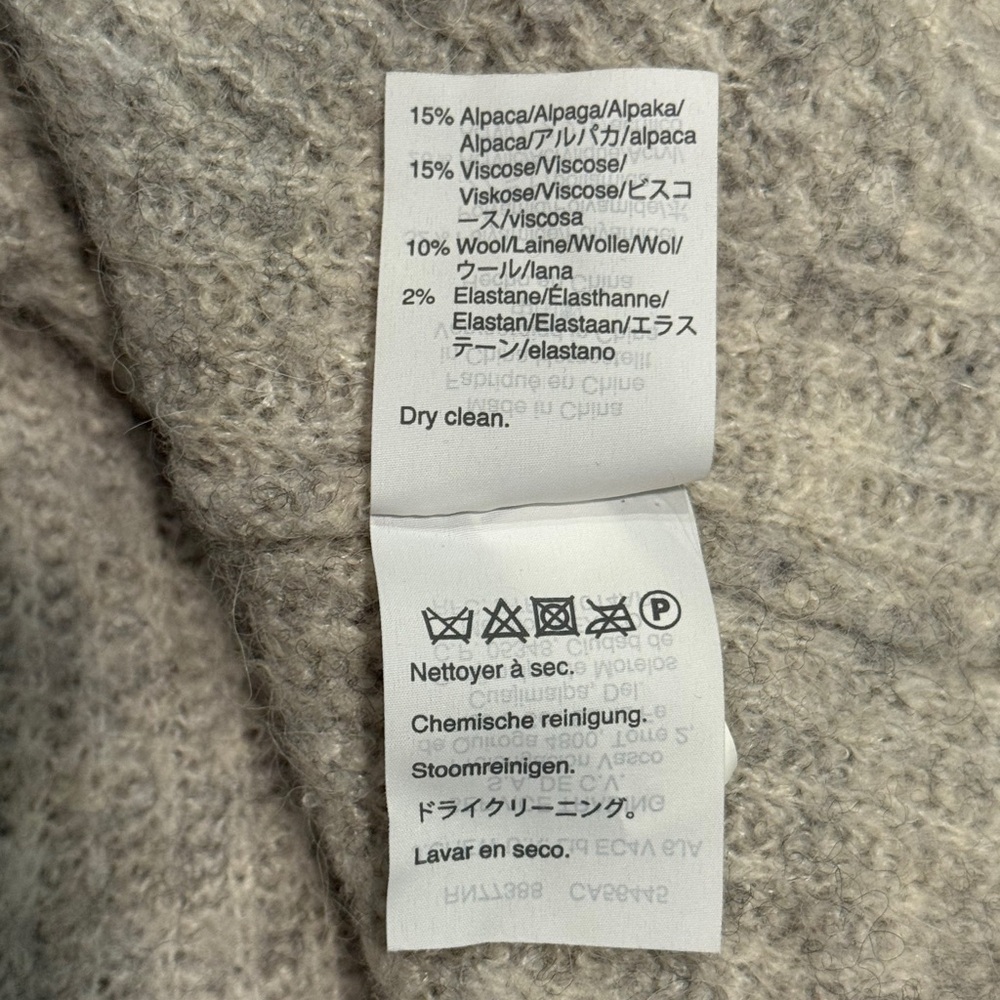 Point Sur J. Crew Women's Alpaca Wool Sweater with Button Back Detail - Picture 10 of 14